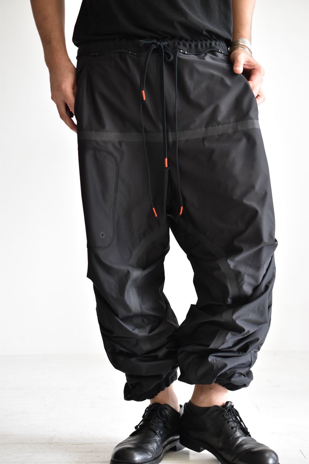 BAGGY RIP-STOP PANTS c/#1 BLACK