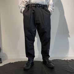 THE FUNCTIONAL ADJUSTABLE 3D TROUSER / タックパンツ (Black)