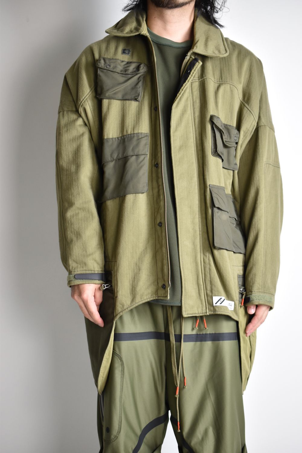 AIRBORNE SMOCK JUMP WIDE JACKET c/#2 KHAKI