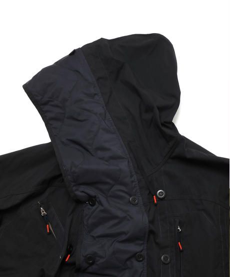 FLIGHT BALLOON WIDE LONG COAT c/#1 BLACK