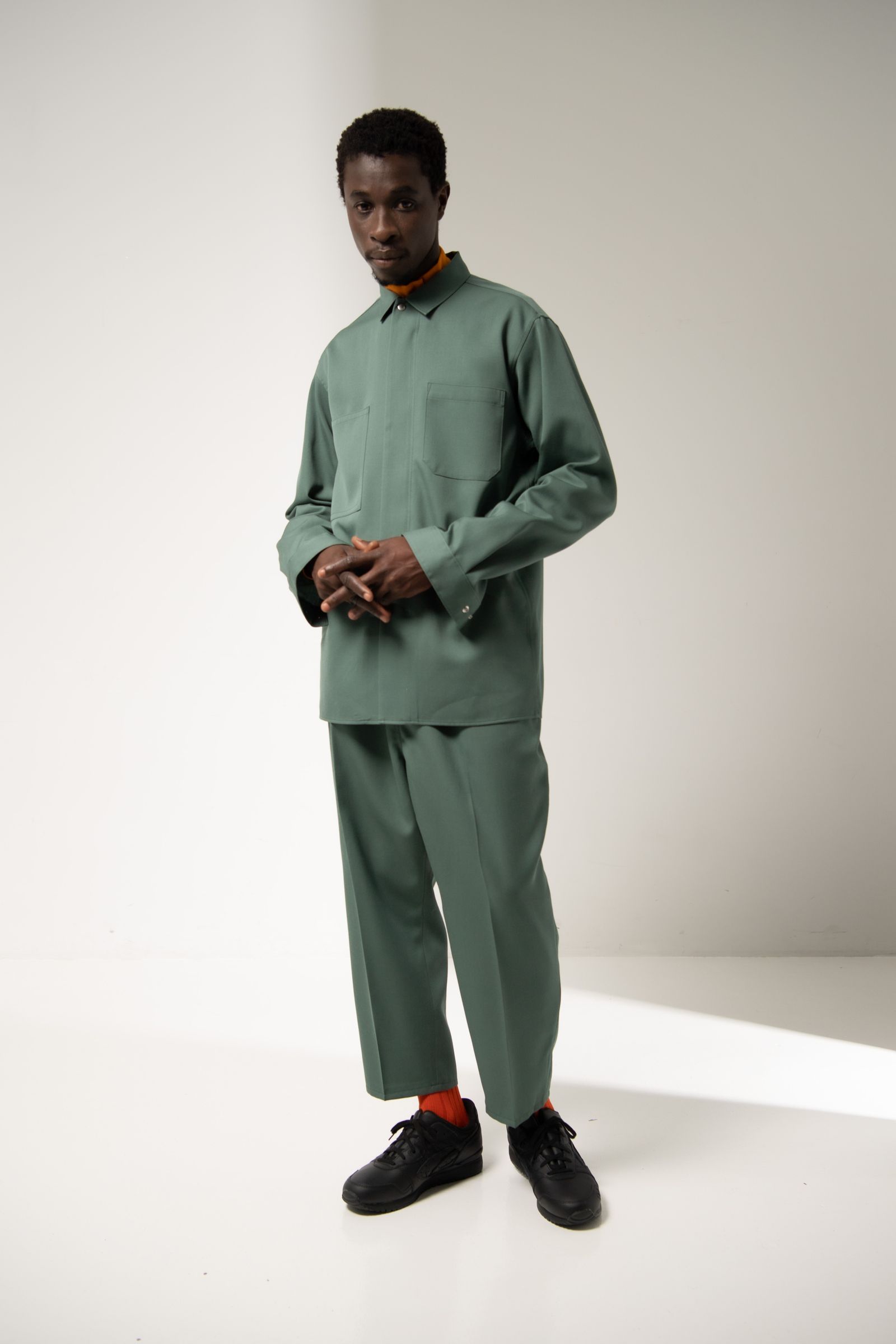 「予約商品」ZIP SHIRT (TEAL)