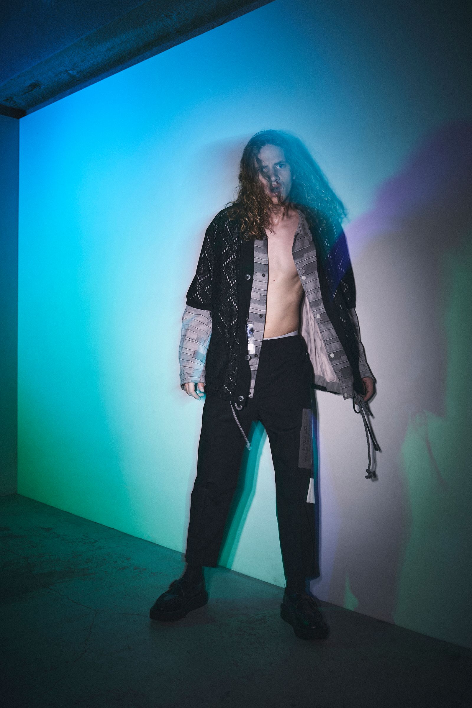 K.MARX FLIP TAPERED PANTS / テーパードパンツ (BLACK,NAVY)