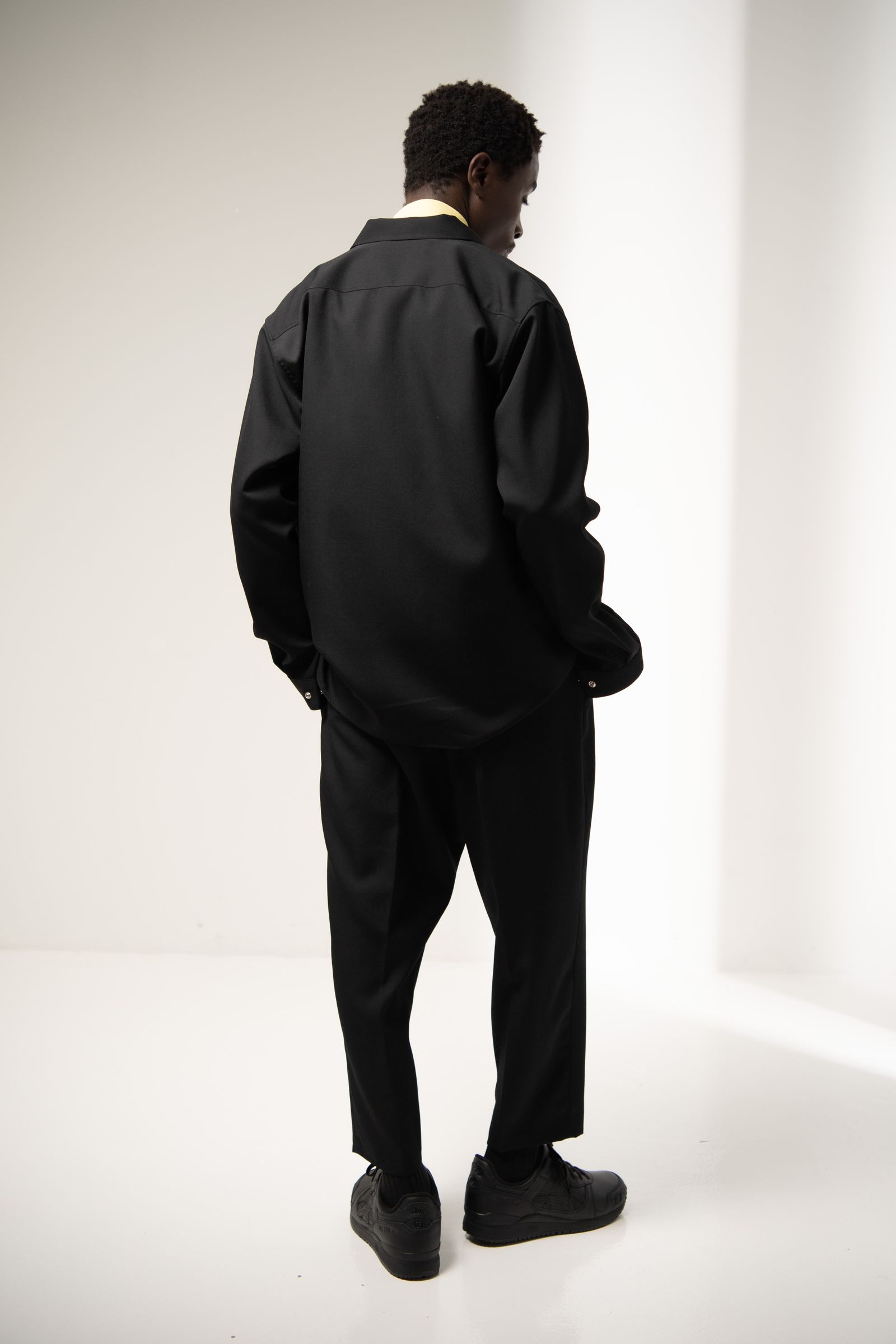 「予約商品」ZIP SHIRT (BLACK)
