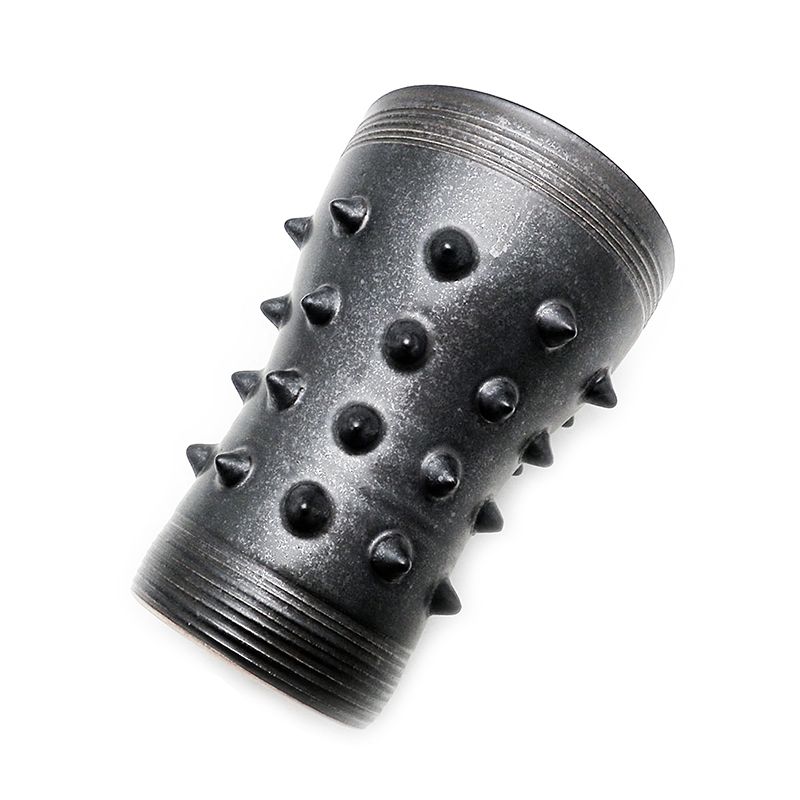 CORN STUDS BEERCUP "BLACK" -陶器タンブラー-
