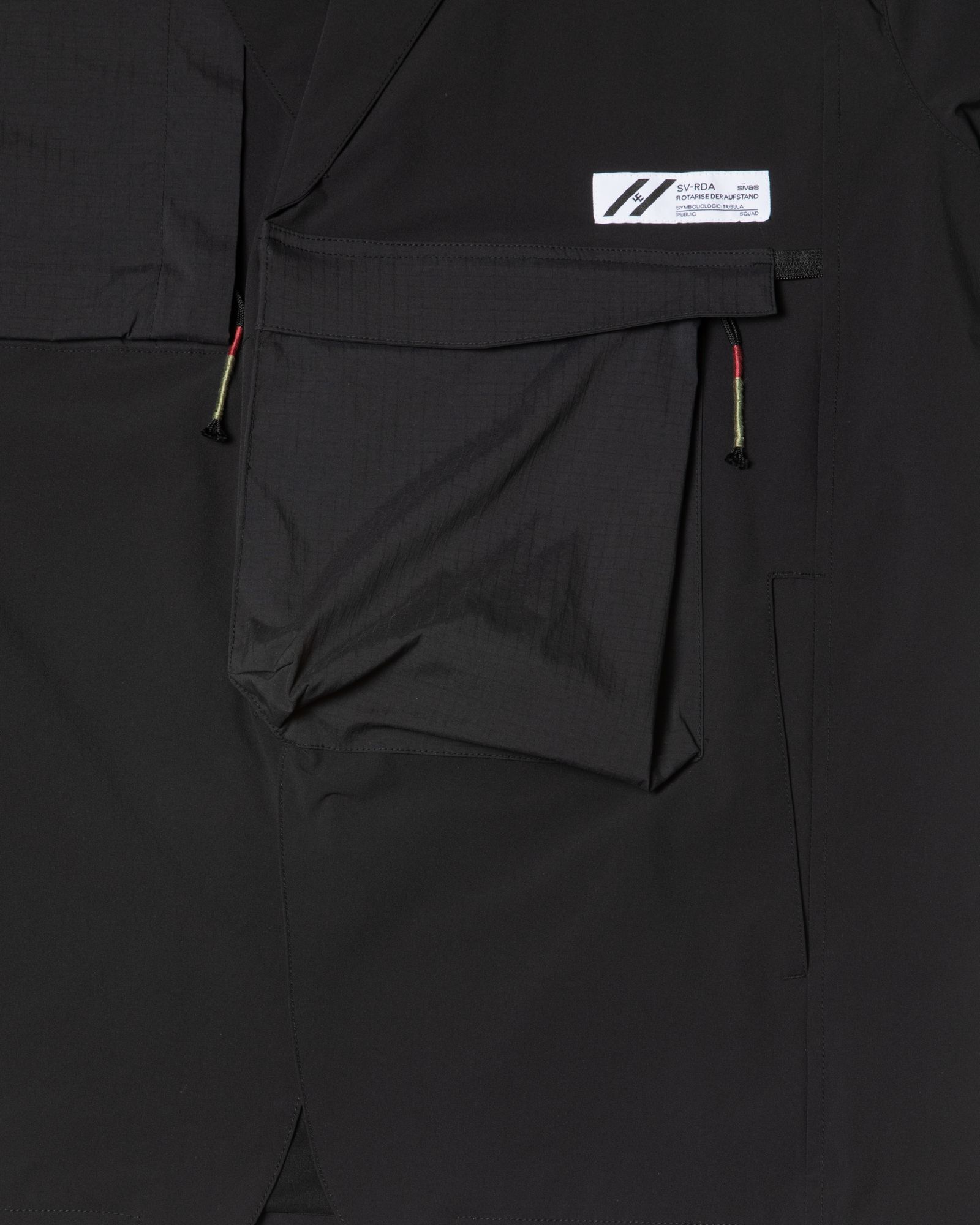 「予約商品」ADDITIONAL MULTI-PKT WIDE BLAZER / col: BLACK