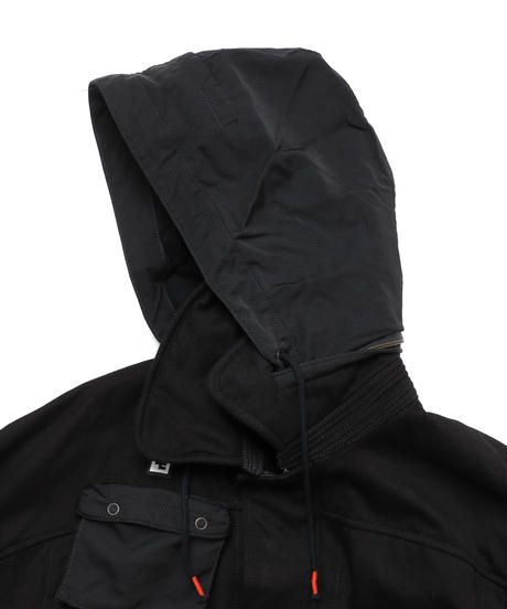 AIRBORNE SMOCK JUMP WIDE JACKET c/#1 BLACK