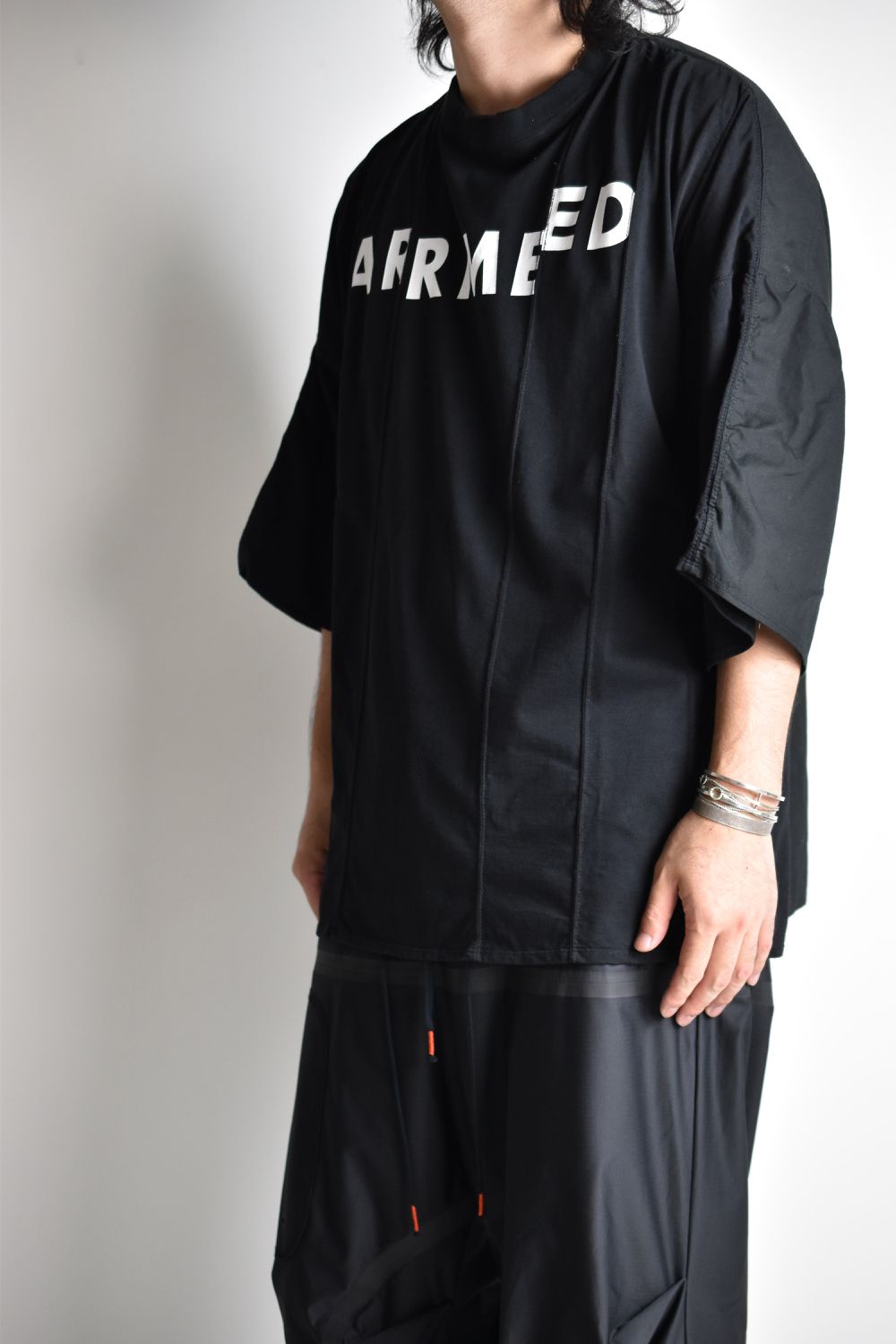 ARMED WIDE SHIRT c/#1 BLACK