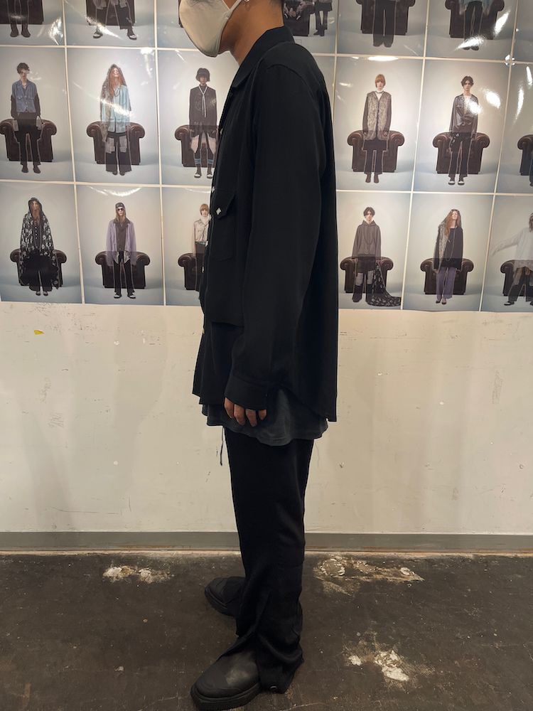 JANIS’S LAYERED SHIRT / ベスト レイヤード シャツ (Black, Mintgreen, White)
