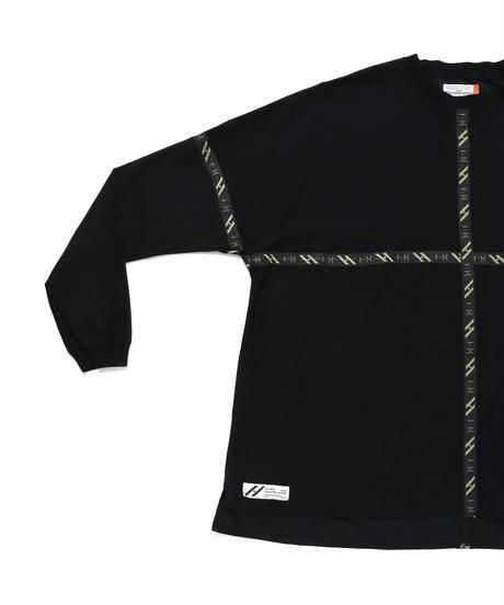 FLATSEAM LINE WIDE L-SLEEVE c/#1 BLACK