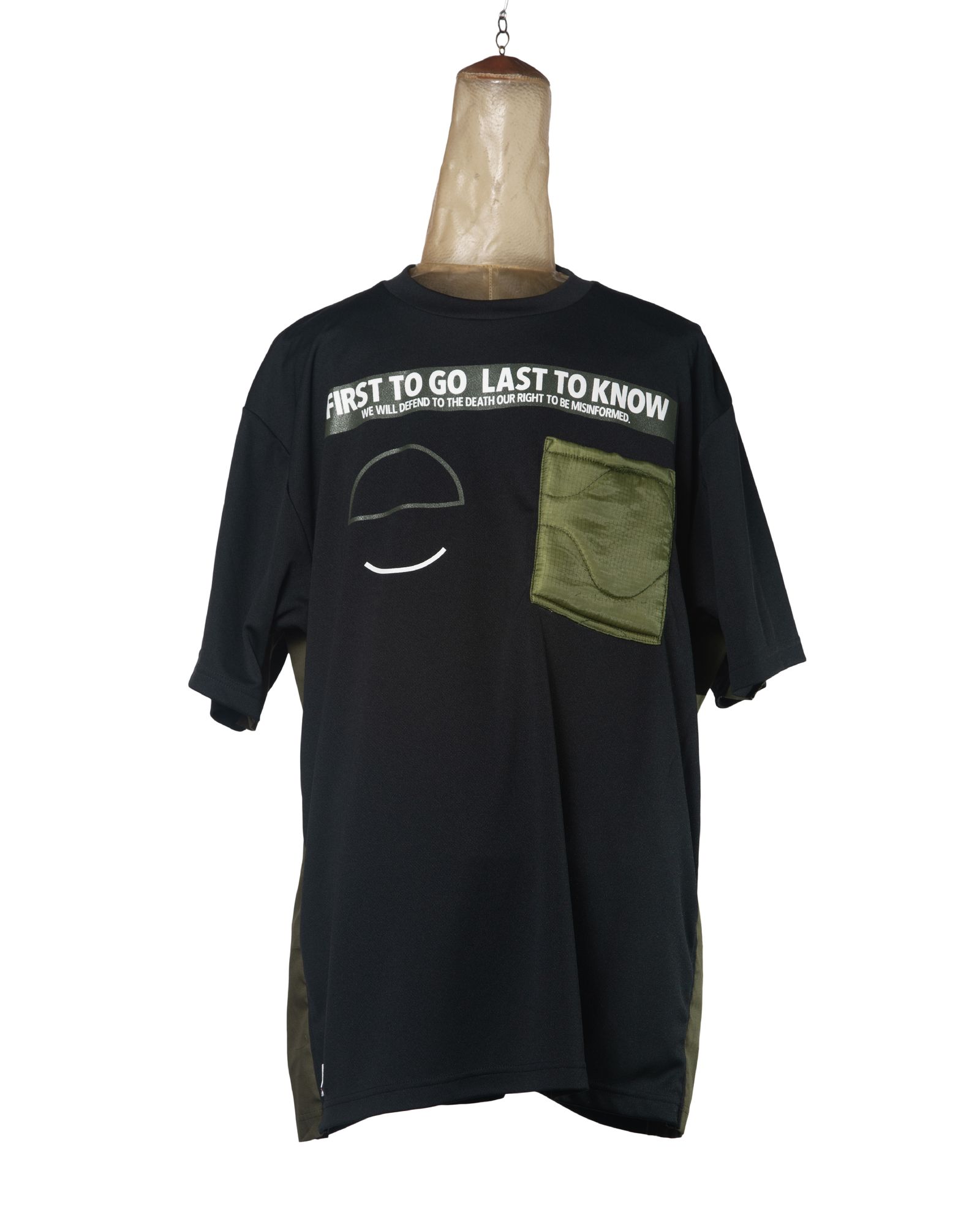 FTG-FTK POCKET WIDE DRY TEE / col: BLACK