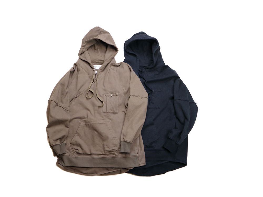 SWEAT GOWN PARKA (BLACK)