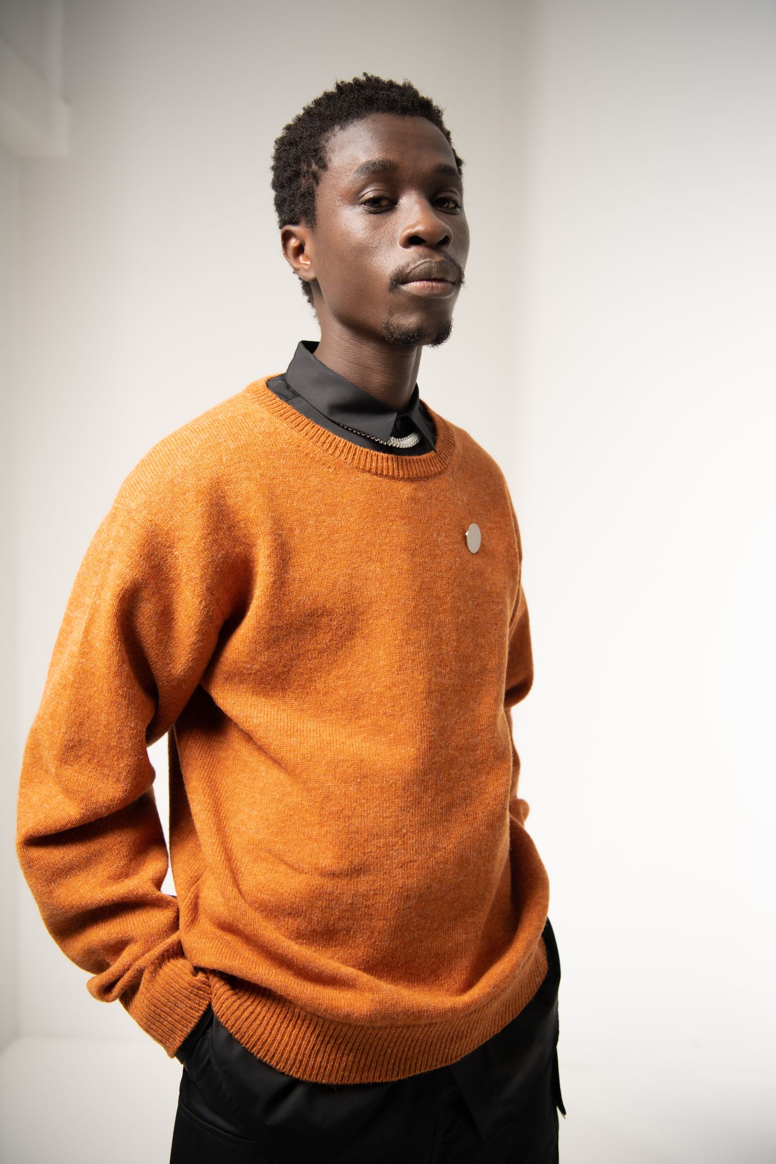 「予約商品」CREWNECK SWEATER (CARROT)