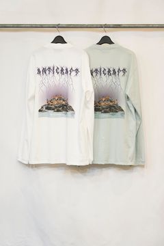 SCREAM MIDDLE NECK L/S(BLACK/BLUE)