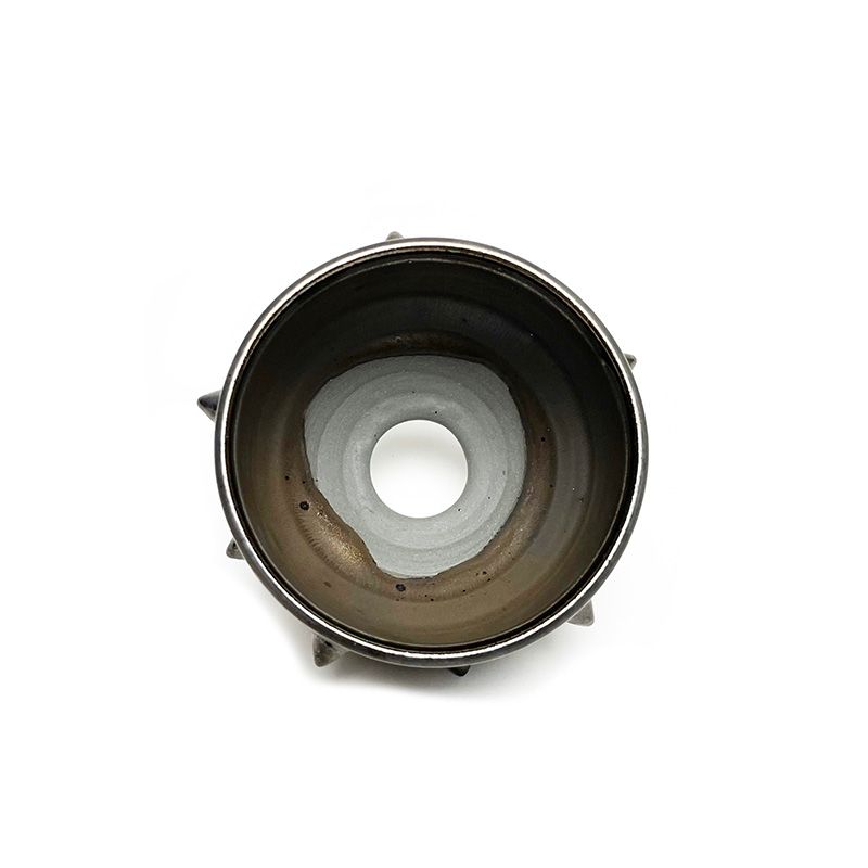 BOWL STUDS POT "GOLD" -陶器鉢-
