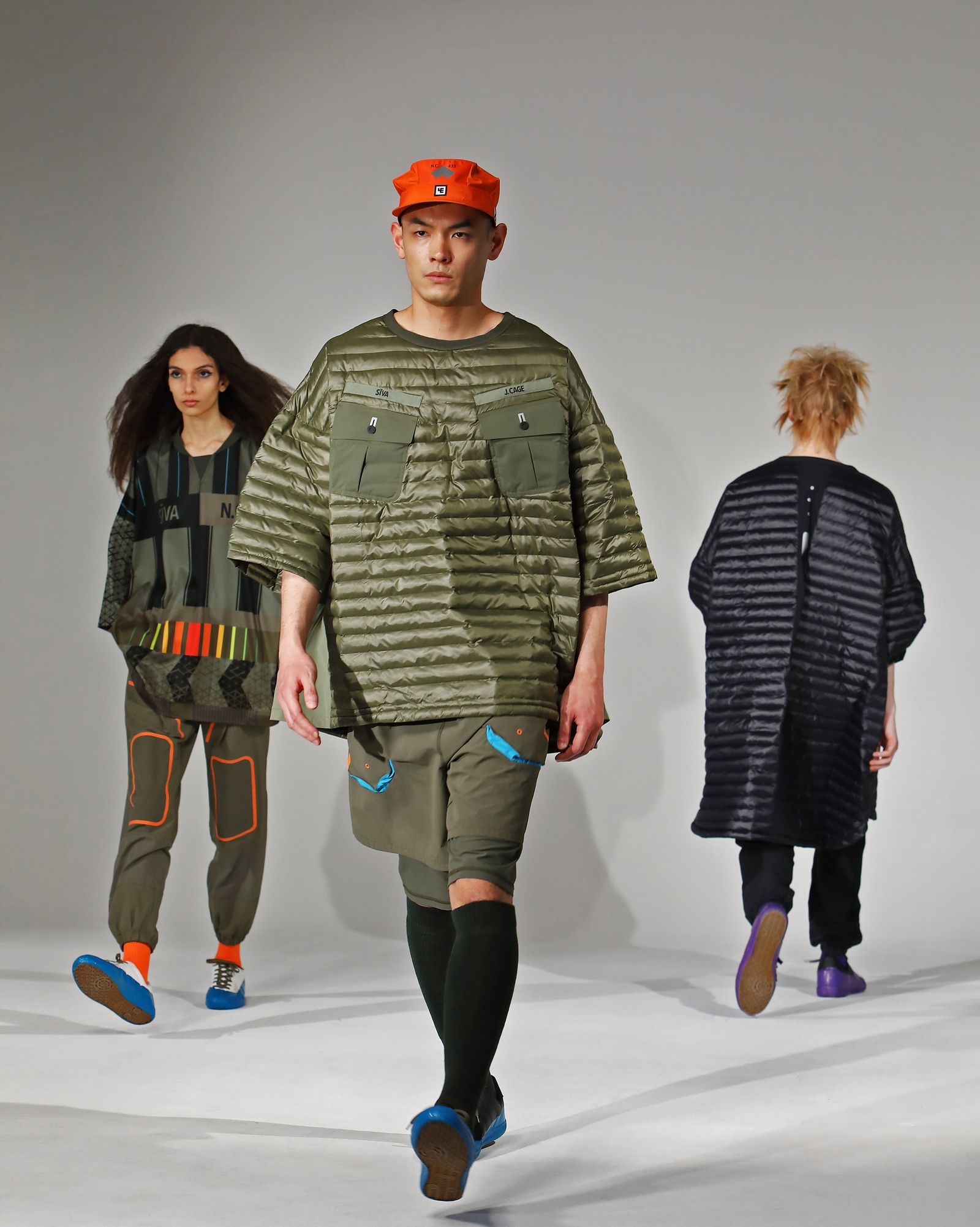 「予約商品」PUNCHING-HOLE BDU CAP # c/ORANGE