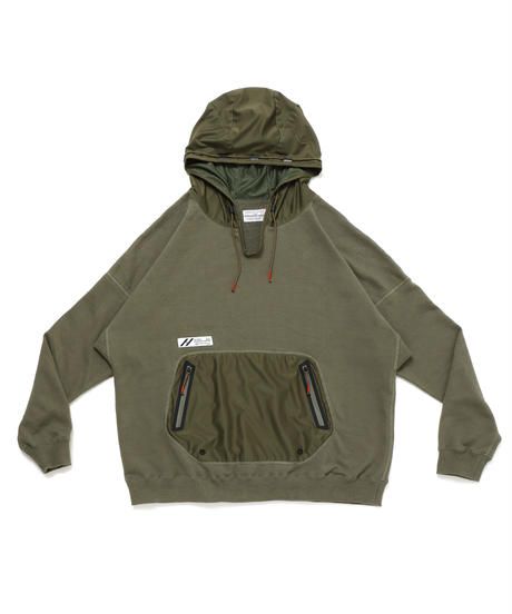 DRAW CODE HOODED PULL JERSEY c/#2 OD