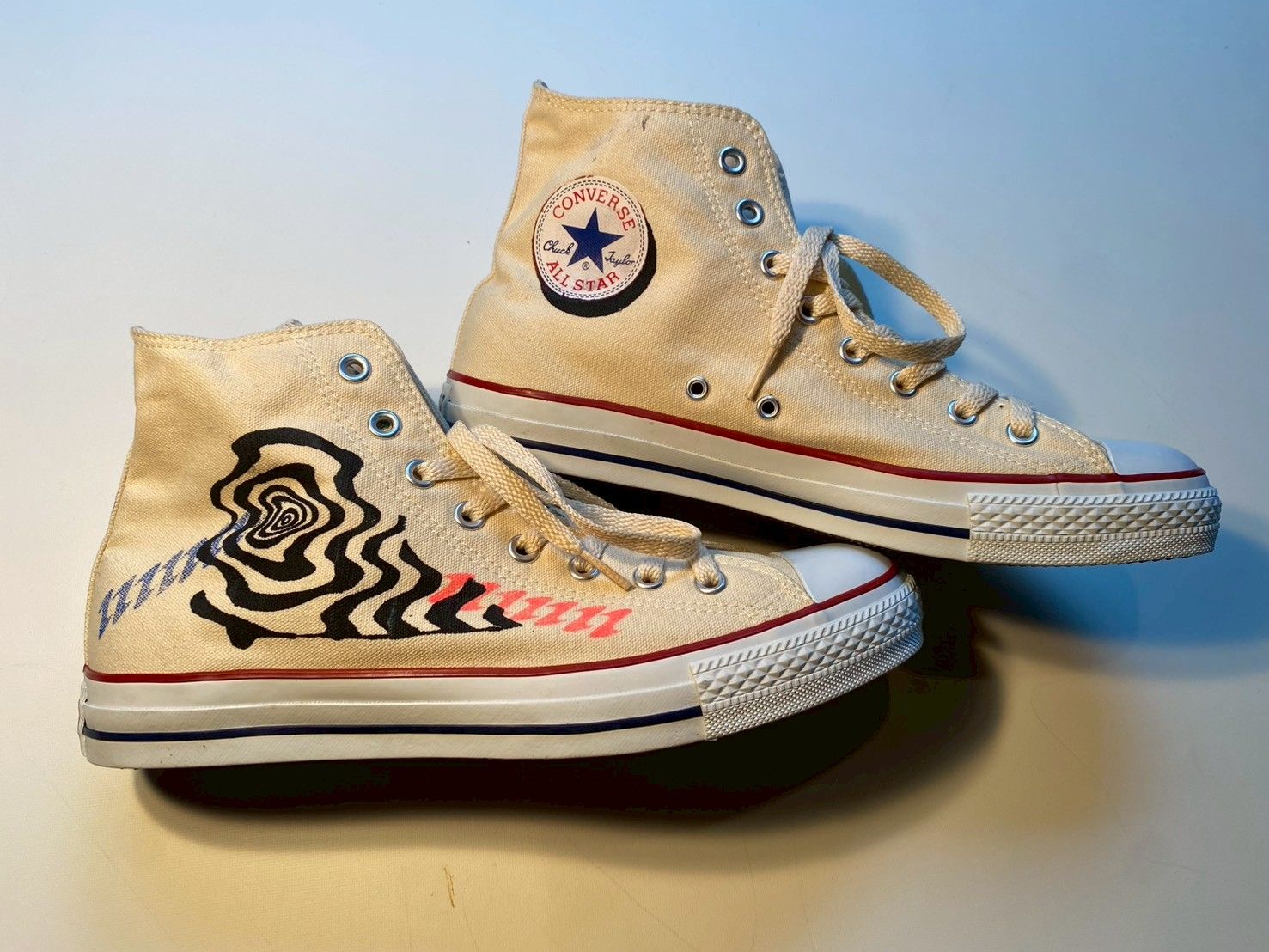 【一点もの】HALLUCINATION CLUB / CONVERSE ALL STAR HI / 28cm (ZONZAI,Satoshi Ito)