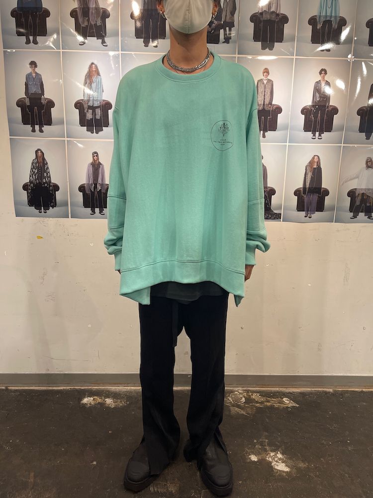 GHOST CLOTH SWEATSHIRT / スウェット (Black, Mintgreen)