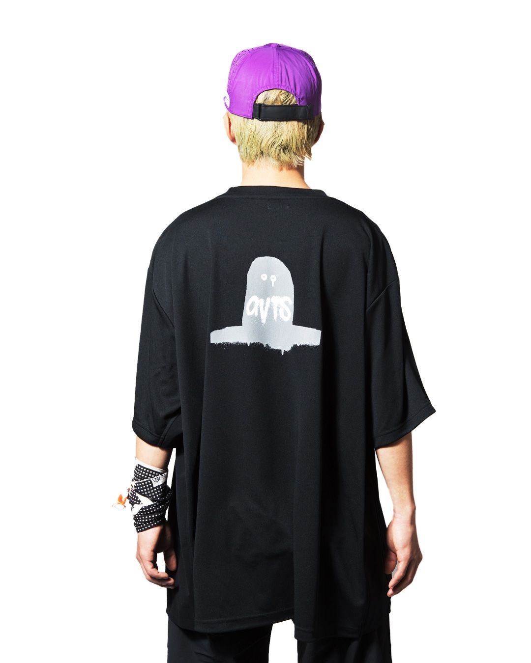 WHY x RATFACE WIDE DRY-TEE / col: BLACK