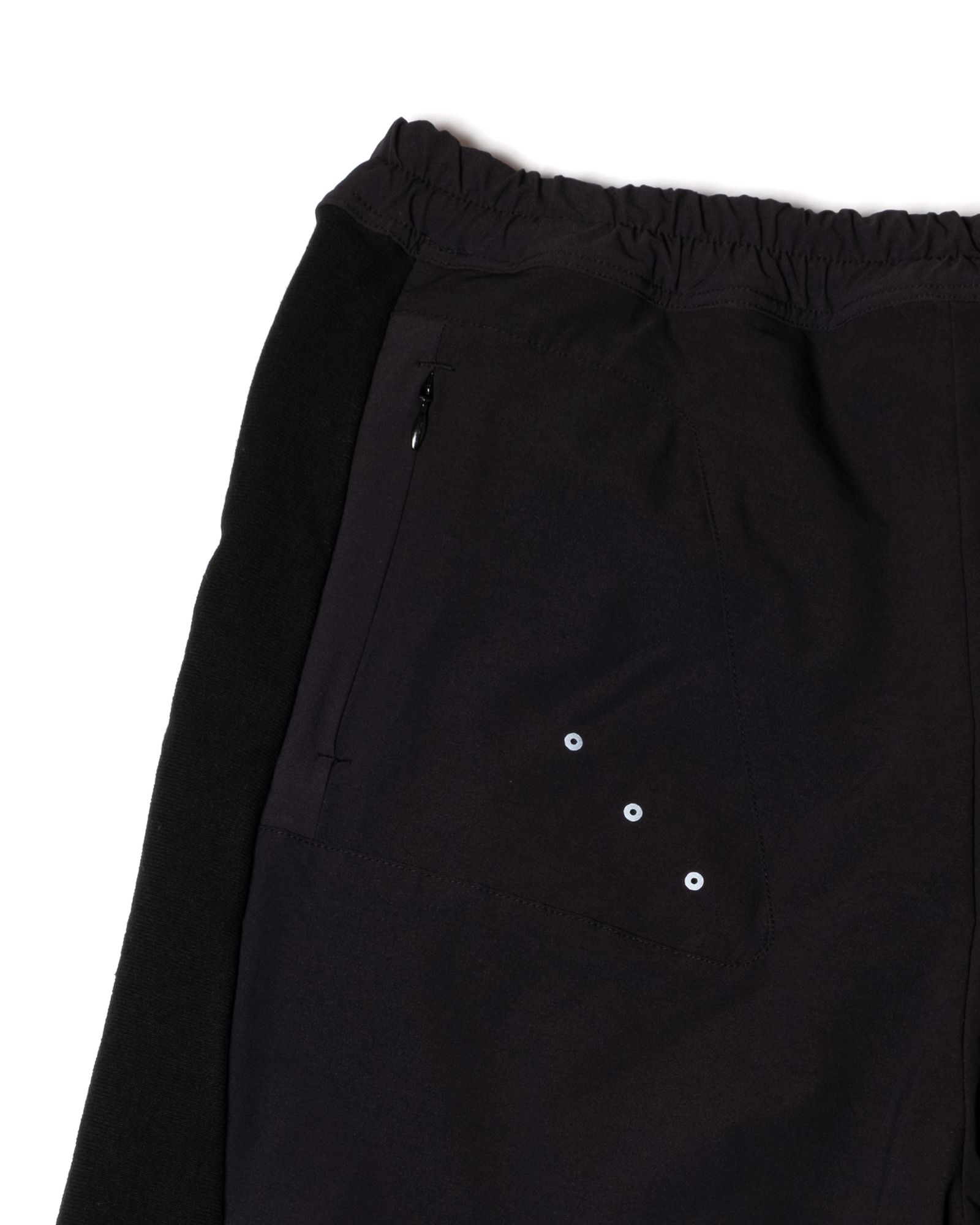 TECH LAYERED JOGGER PANTS / col: BLACK