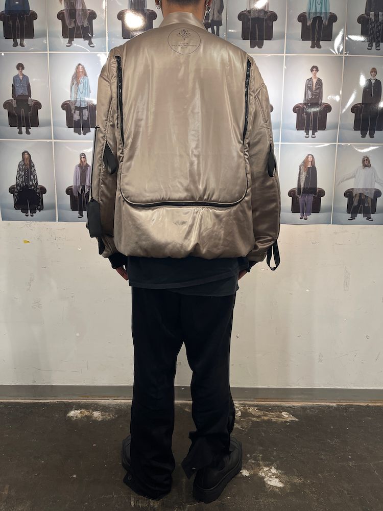 CORPSE PACKED FLIGHT JACKET / フライトジャケット (Black, Greige)