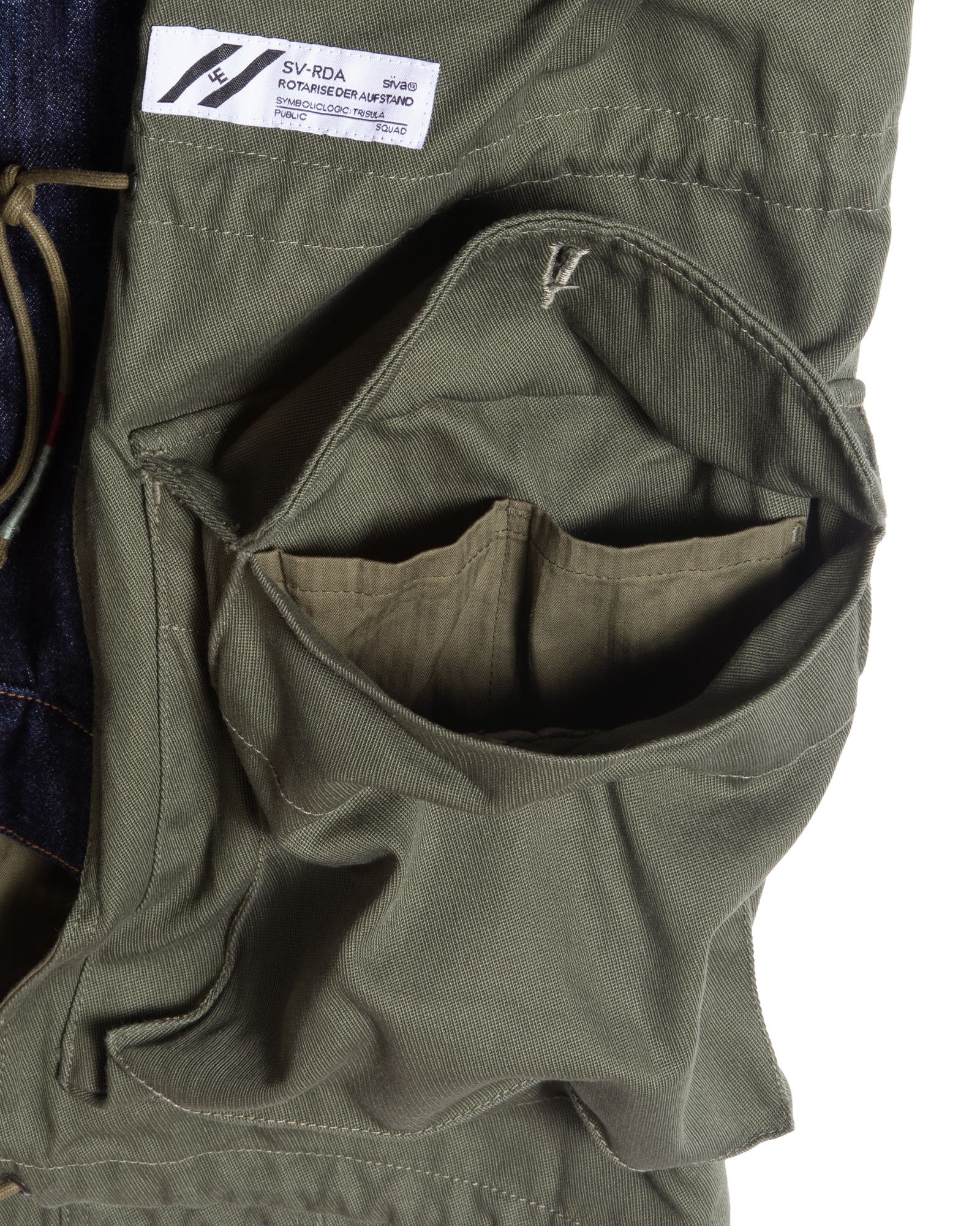 「予約商品」DENIM GS-MK2 COMBAT OVERSIZED JACKET / col: KHAKI