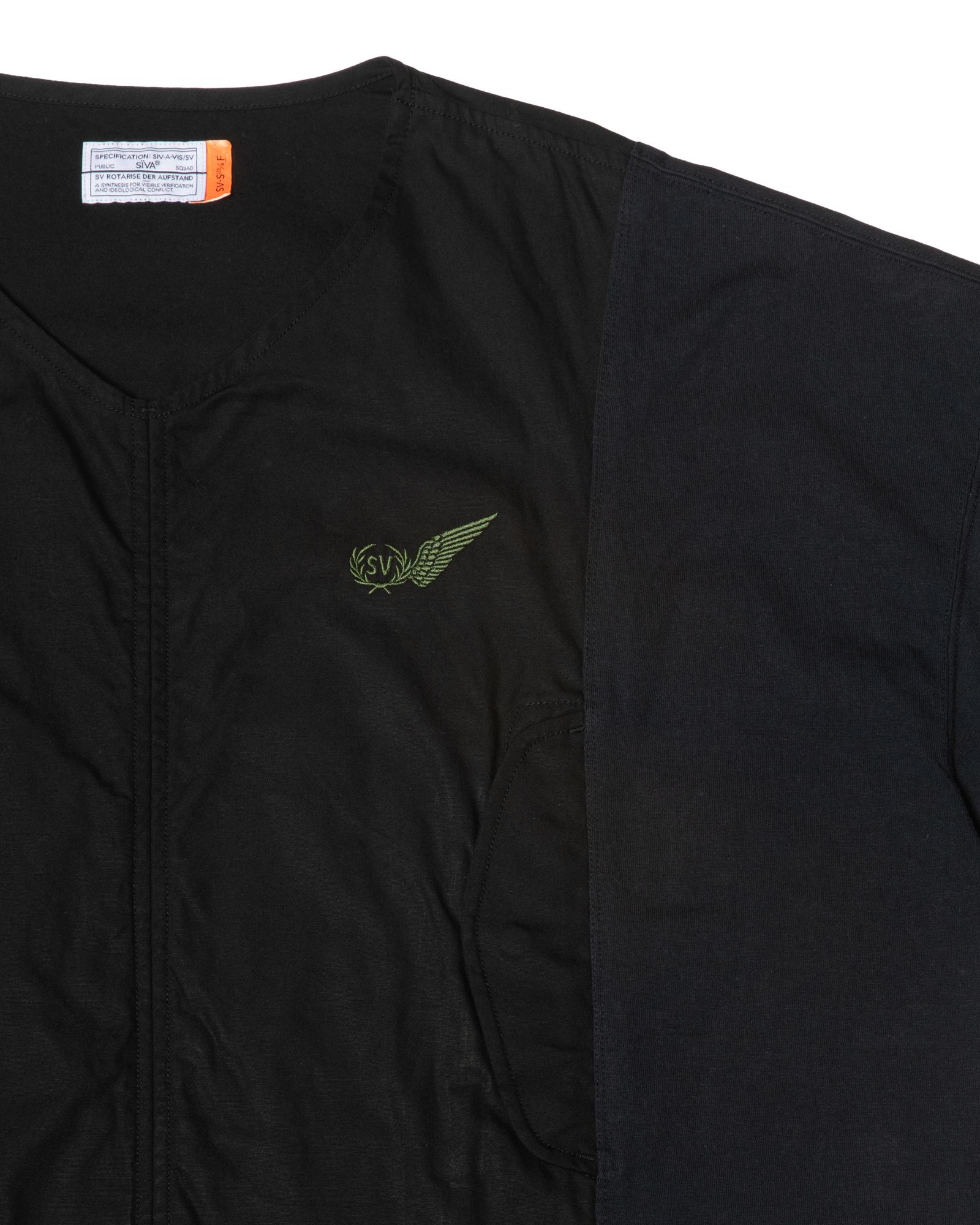 「予約商品」BDU POCKETS OVERSIZED L-SLEEVE / col: BLACK