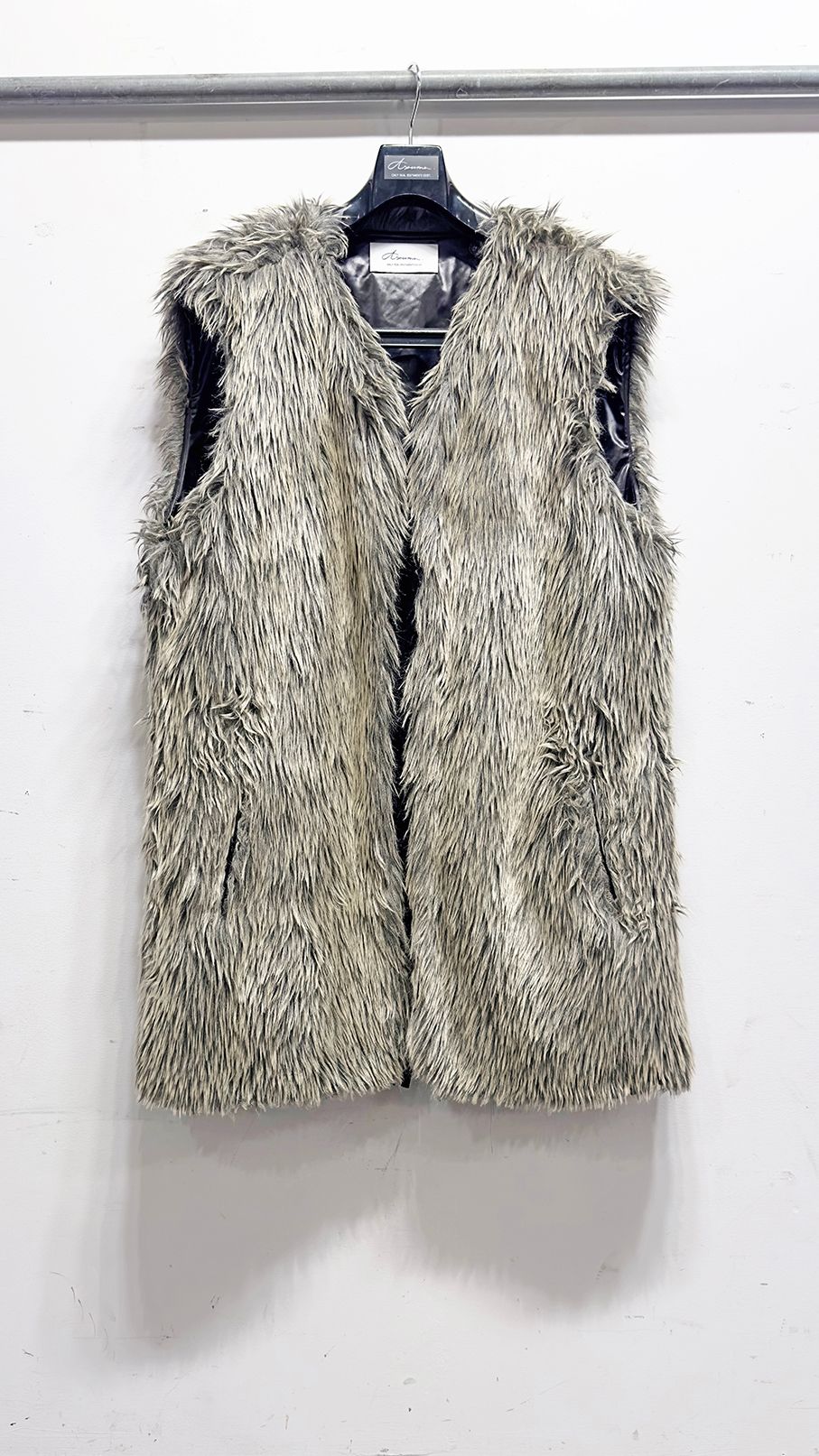 Azuma - BRIAN'S FUR LINER VEST / ファーロングベスト (Brown) | HAZE