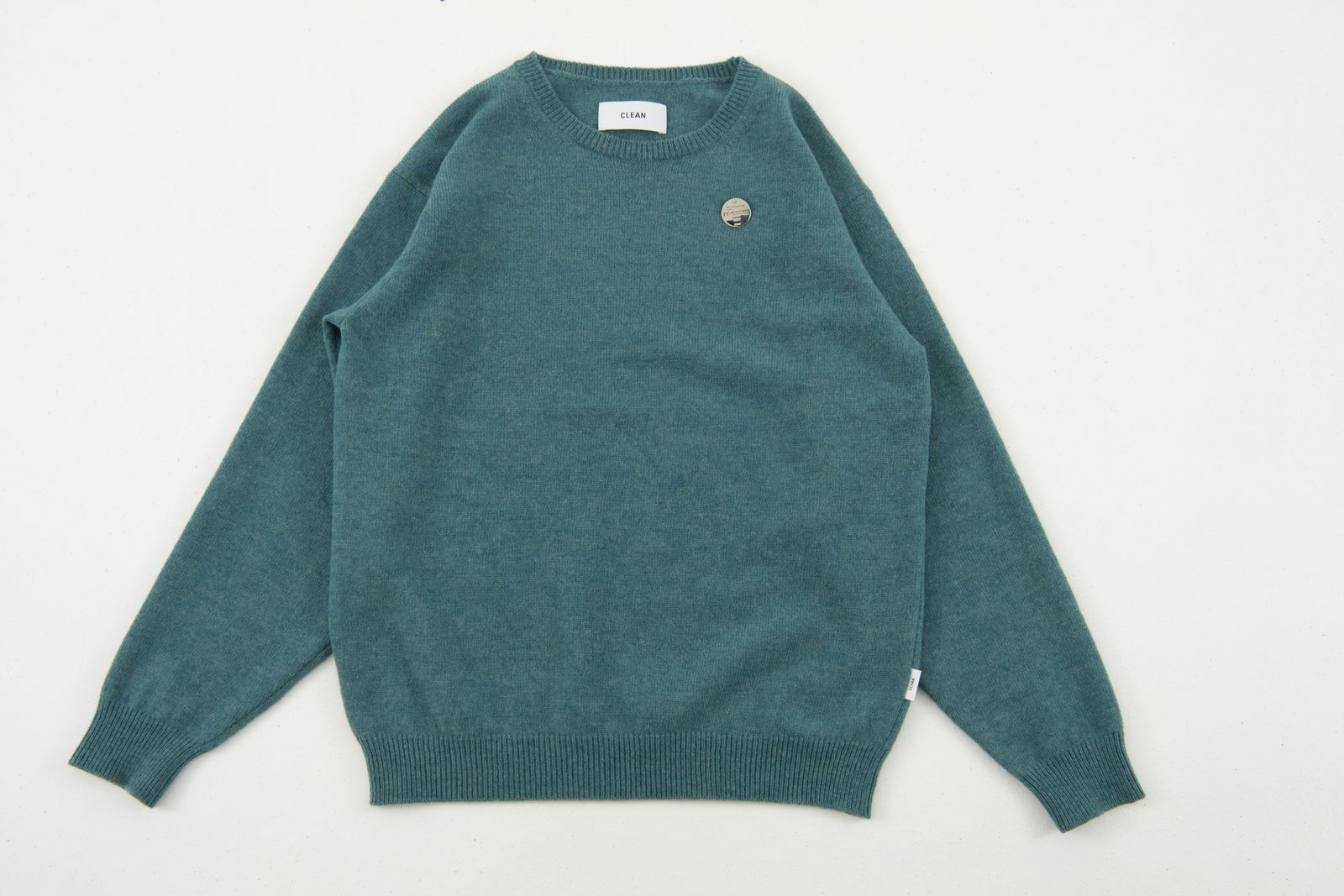 「予約商品」CREWNECK SWEATER (AQUA)