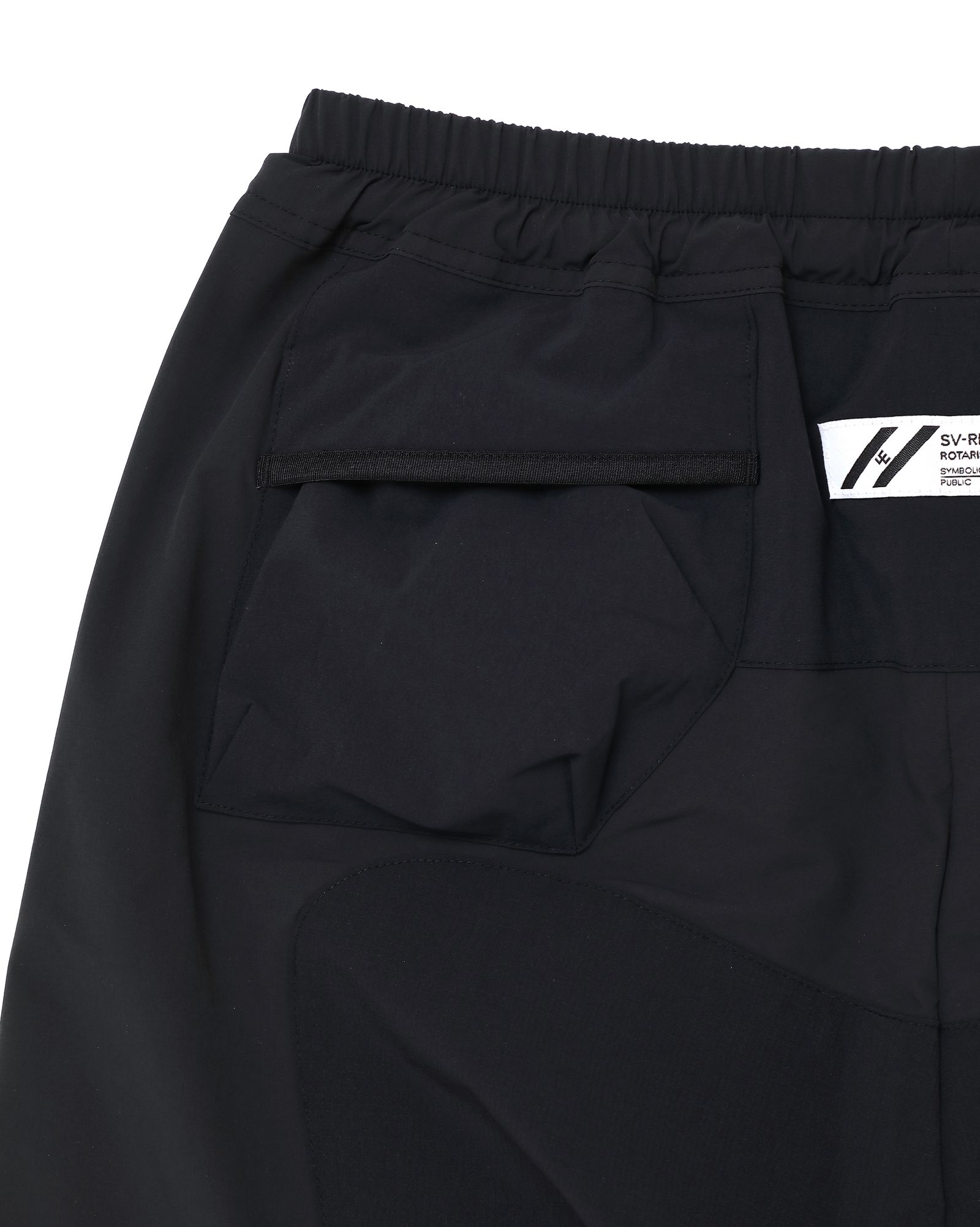 「予約商品」ONE-PLEATS NYLON PANTS # c/BLACK