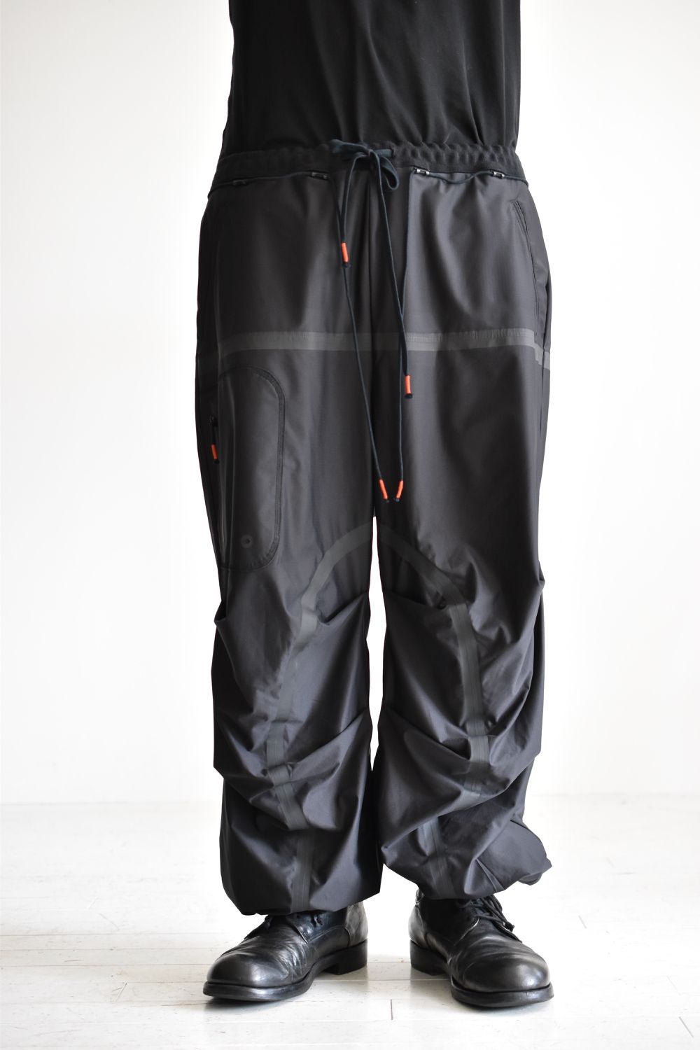 BAGGY RIP-STOP PANTS c/#1 BLACK