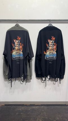 DAMAGE DOCKING SWEAT SHIRT / スウェット (BLACK,KHAKI)