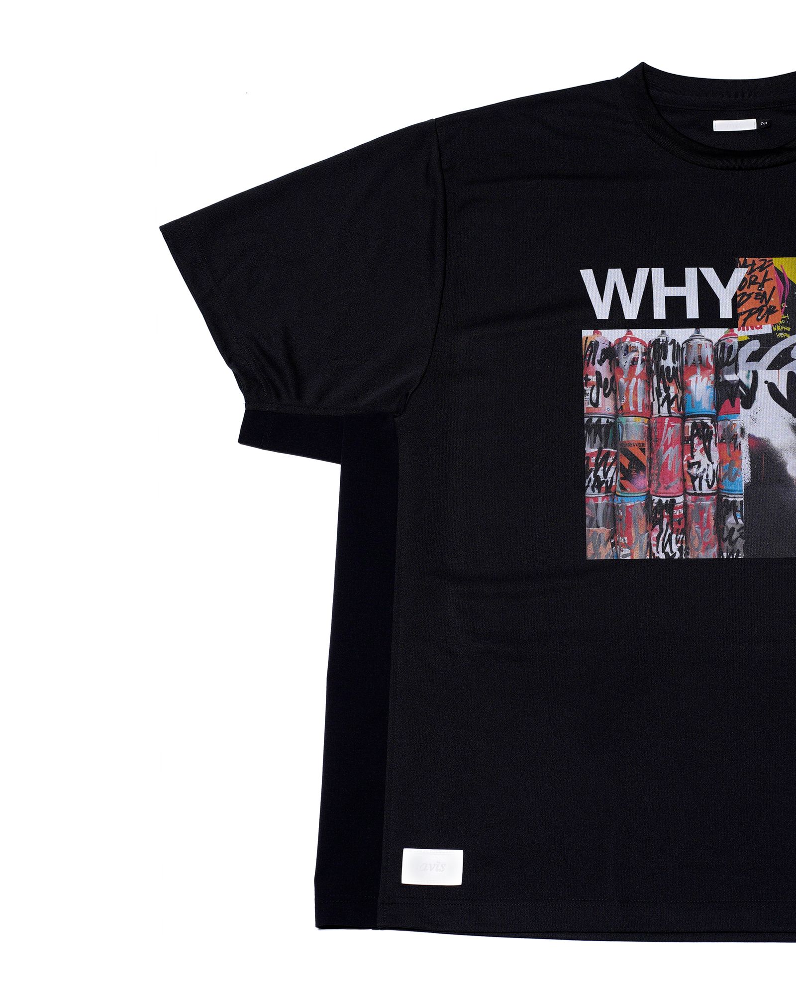 WHY x RATFACE WIDE DRY-TEE / col: BLACK