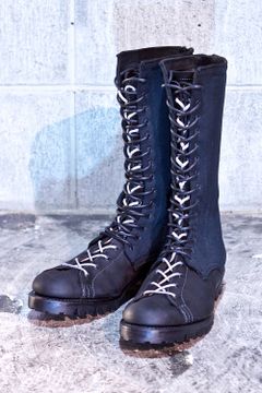 LAYERED MONKEY BOOTS Black