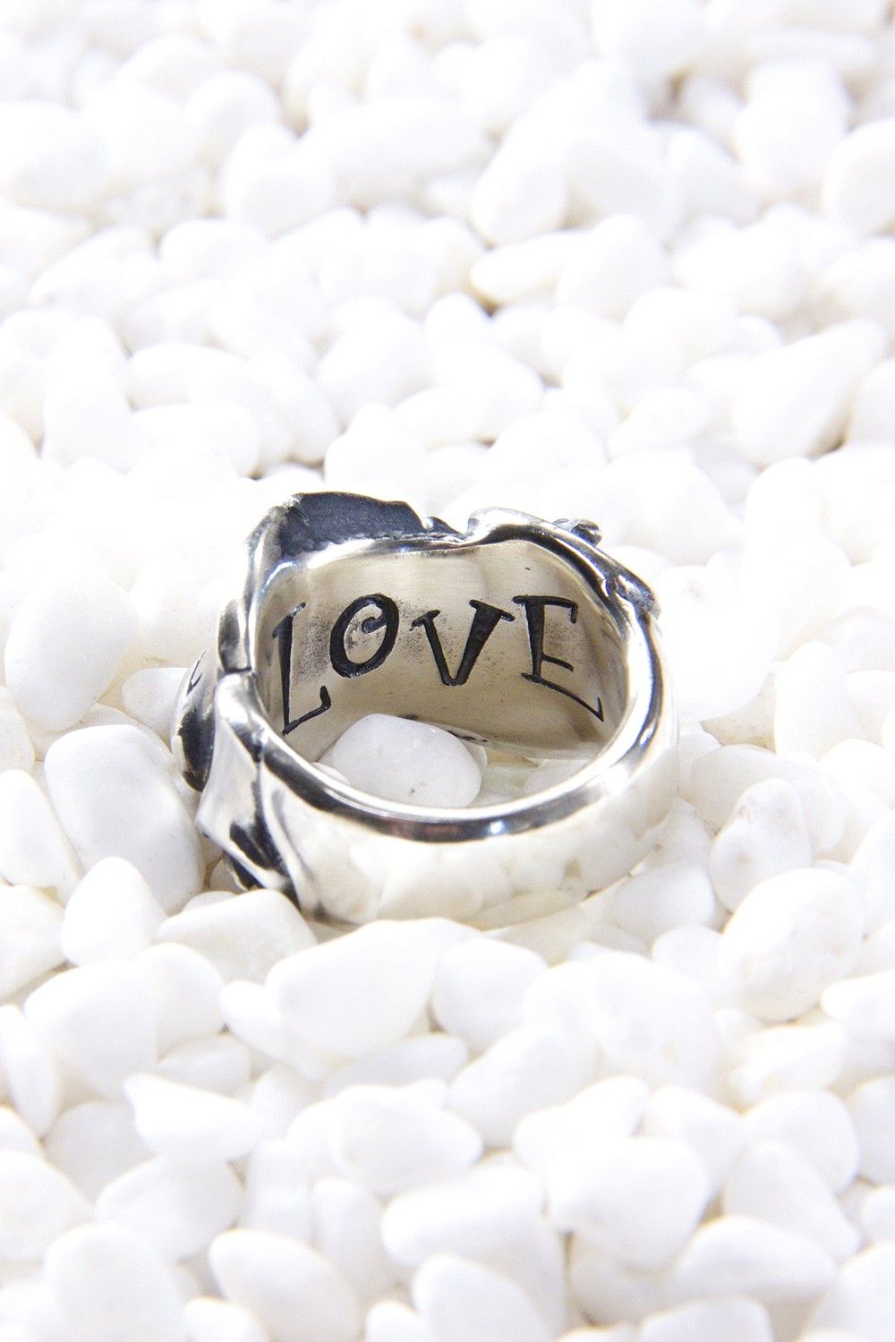 MESSAGE ON RIBON RING 『HATE』