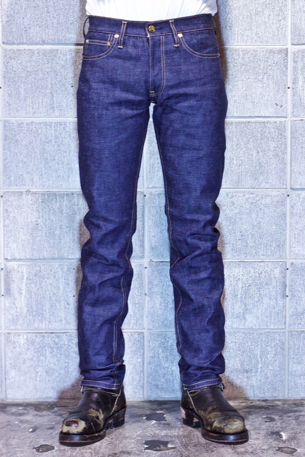 03 TAPERED INDIGO / テーパード デニムパンツ (インディゴ)