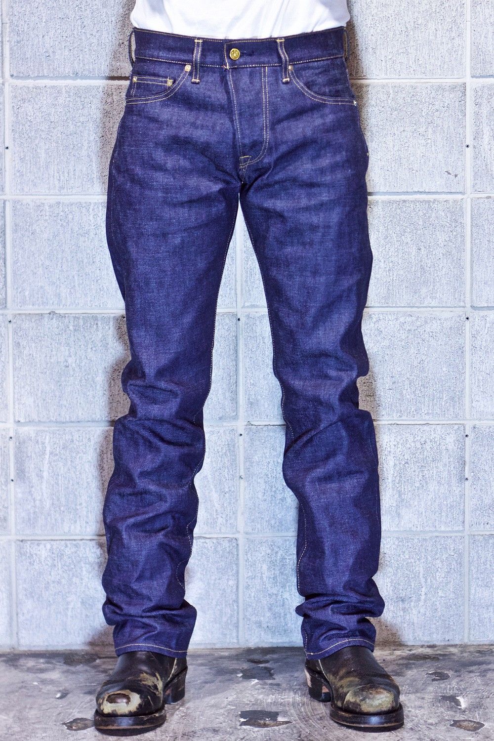 02 STRAIGHT INDIGO / ストーレート デニムパンツ (インディゴ)