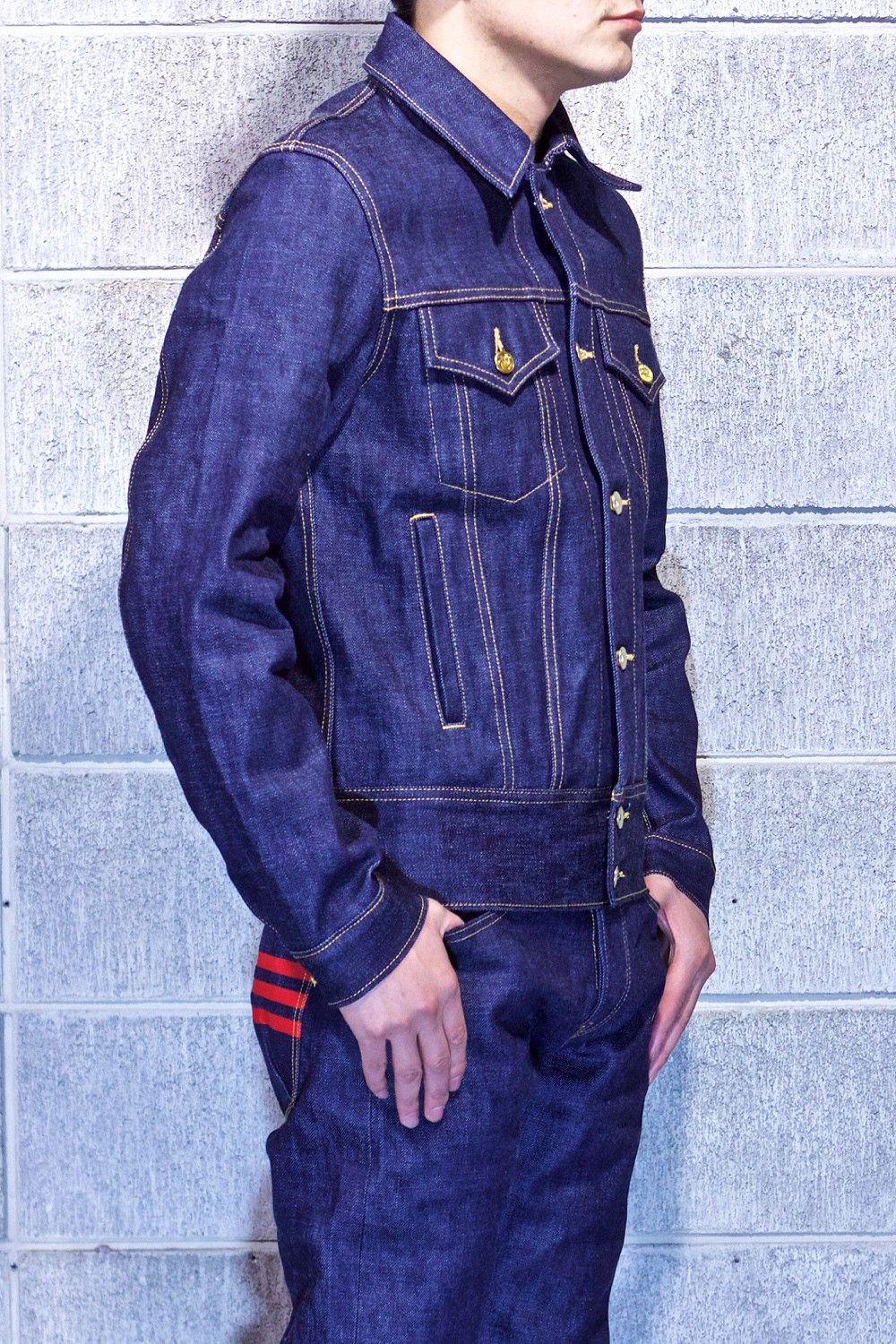 TRACKER JKT (INDIGO) / デニム トラッカージャケット (インディゴ)