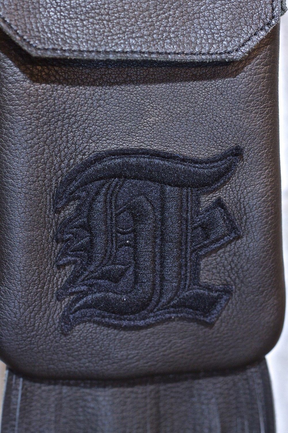 「blackmeans」×「丸岡和吾」haze&jam4周年記念 deer skin”死”pouch