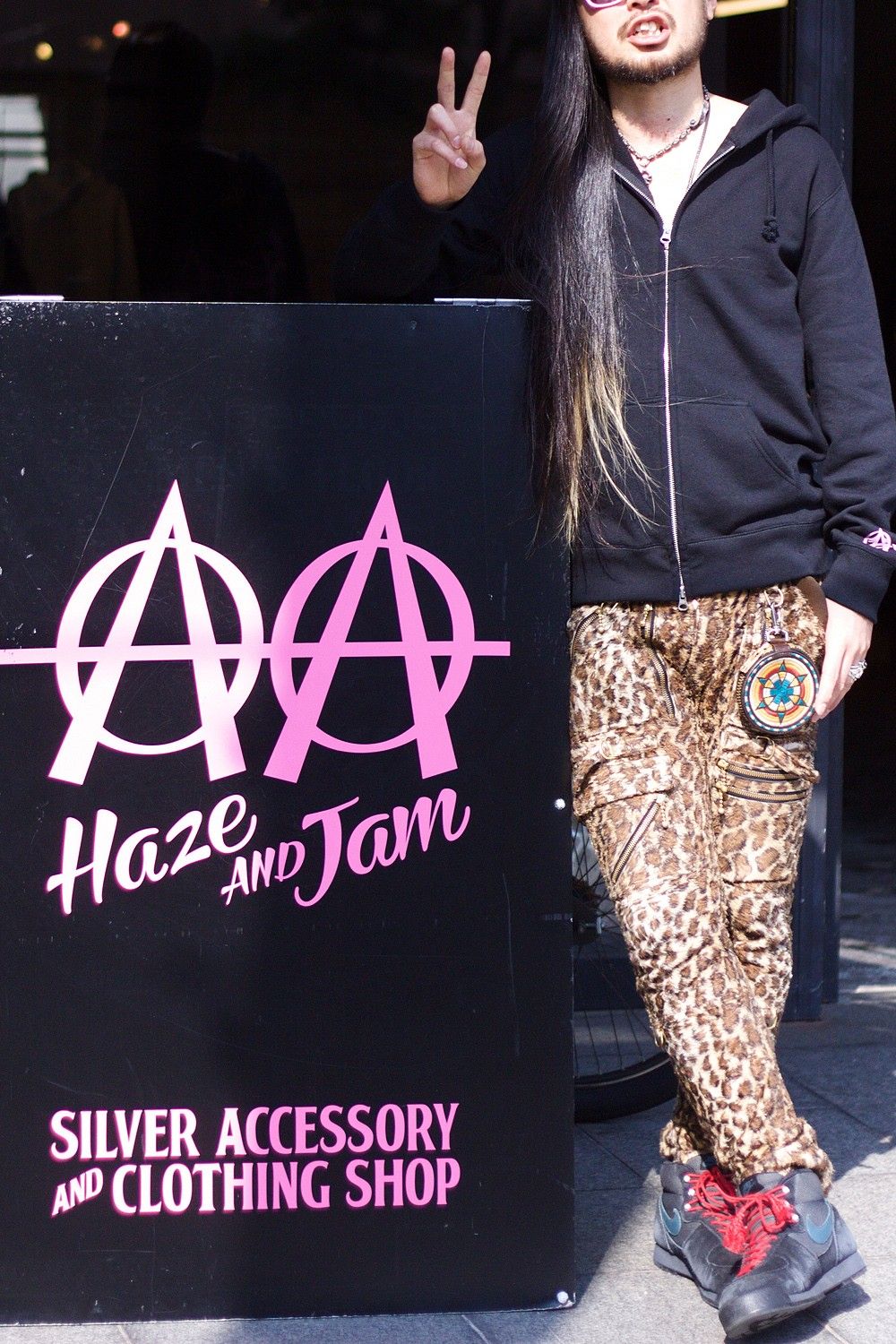 【ラスト一点】HAZE&JAM3周年記念HOODY BLK