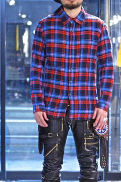 BLUE/RED CHECK SH