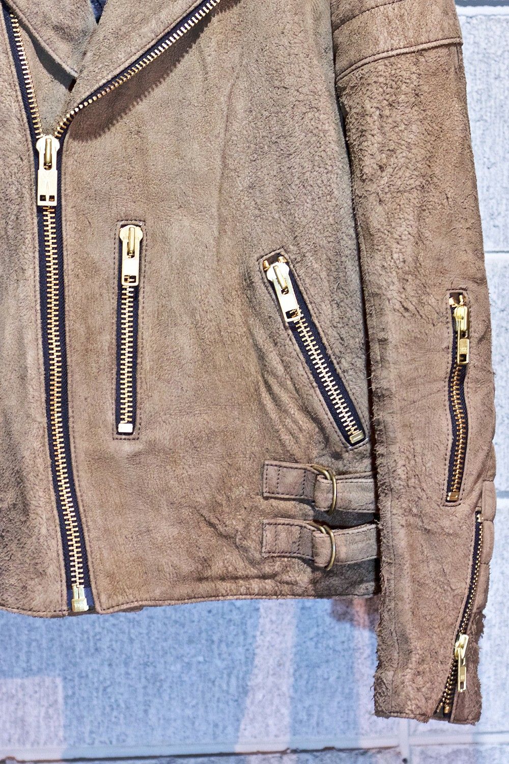 945-71TJ08-9 / ダブル ライダース (SAND) カウレザー
