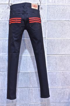 04 STRECH SKINNY BLACK / ストレッチ スキニー デニムパンツ (ブラック)