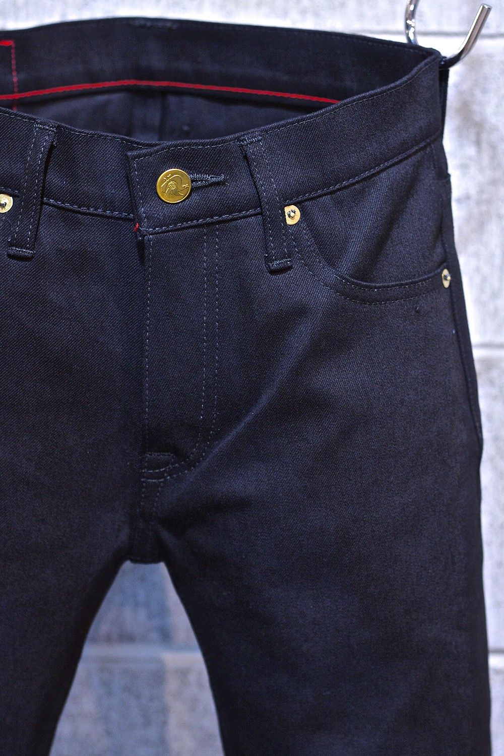 04 STRECH SKINNY BLACK / ストレッチ スキニー デニムパンツ (ブラック)