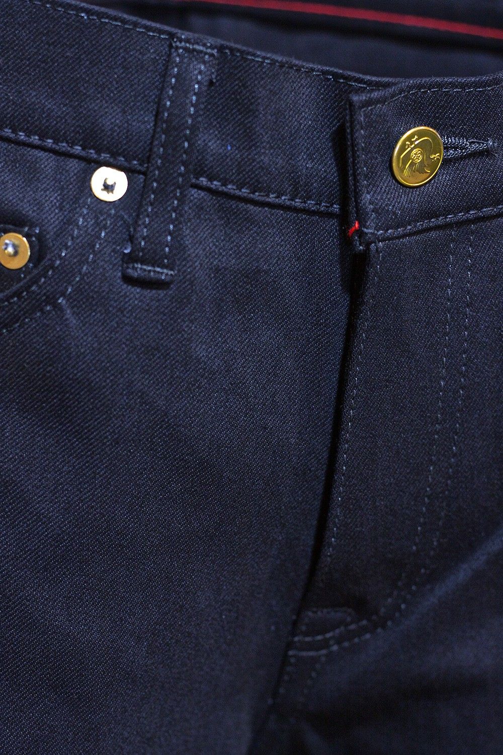 04 STRECH SKINNY BLACK / ストレッチ スキニー デニムパンツ (ブラック)