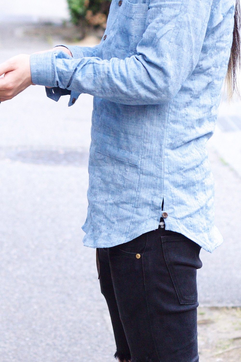 "KABURI" SHIRTS INDIGO