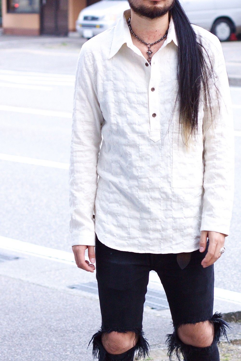 "KABURI" SHIRTS OFF WHITE