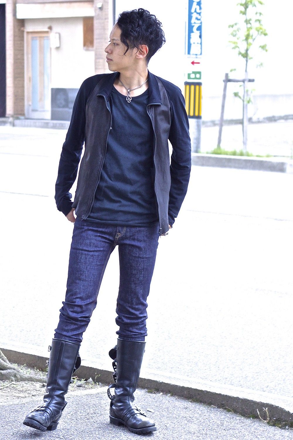 04 STRECH SKINNY INDIGO / ストレッチ スキニー デニムパンツ (インディゴ)