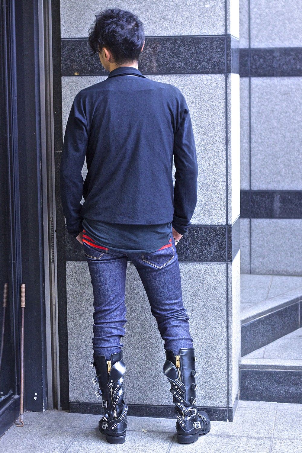 04 STRECH SKINNY INDIGO / ストレッチ スキニー デニムパンツ (インディゴ)
