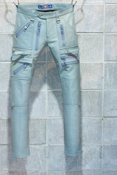【ラスト一点】『banal chic bizarre』×『blackmeans』Leather PT GRY
